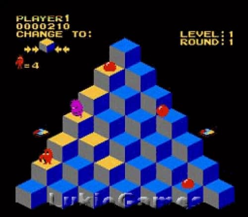 Q-Bert Q*Bert - Classic NES Nintendo Game