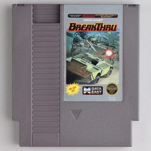 BreakThru NES Nintendo Game - Authentic/Cleaned/Tested DATA EAST