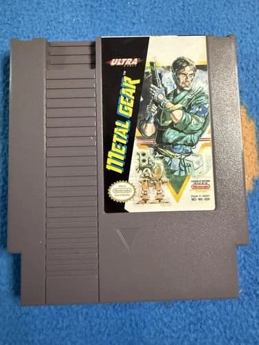 Metal Gear Nes Nintendo Tested Authentic Cartridge Only Very Good Condition