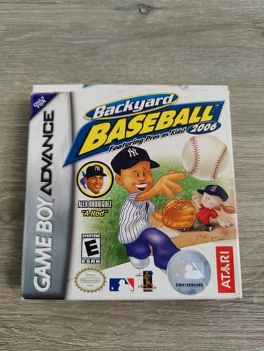 Game Boy Advance - Backyard Baseball 2006 - Complete in Box (CIB) ⚾ - See Pics
