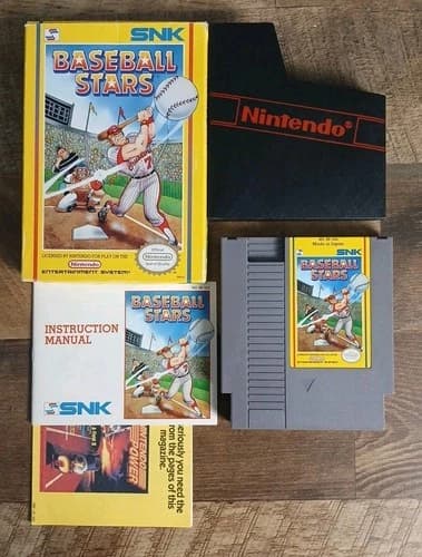 Baseball Stars (Nintendo Entertainment System, 1989) NES Complete CIB - Tested