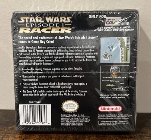Star Wars: Episode I: Racer (Nintendo Game Boy Color, 1999)