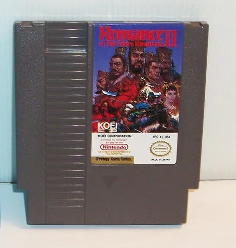 Romance of the Three Kingdoms II Nintendo NES 1985 New CR-2032 Cleaned & Tested