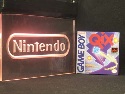 Nintendo Game Boy Qix CIB Complete in Original Box With Papers Excellent RARE
