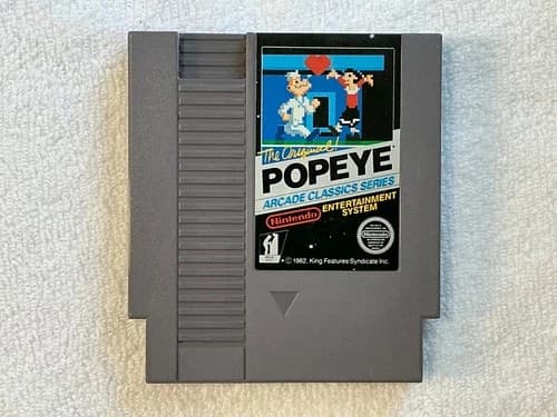 Popeye (Nintendo Entertainment System, NES) Authentic Tested