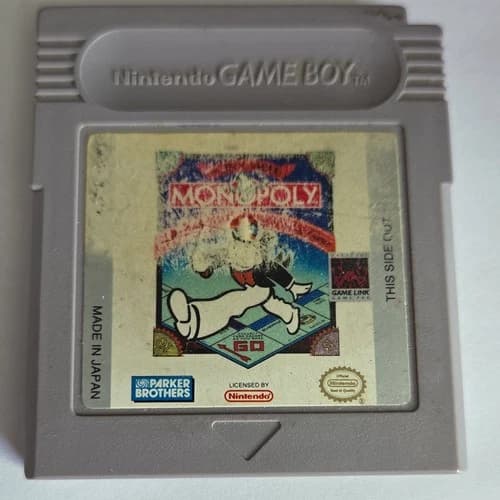 Monopoly Nintendo Game Boy Parker Brothers Game Link Board Games