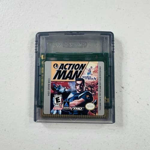 Action Man: Search for Base X (Nintendo Game Boy Color, 2001) Tested and Working