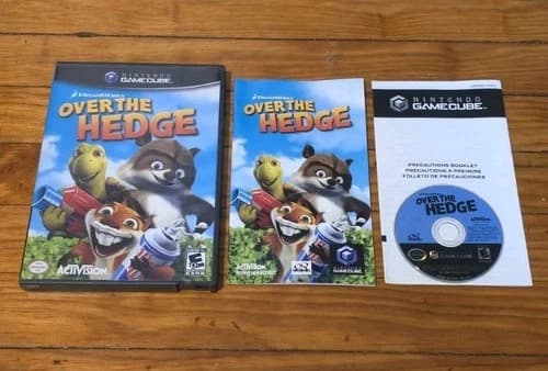 Over the Hedge (Nintendo GameCube, 2006) CIB All Inserts Tested & Working Clean