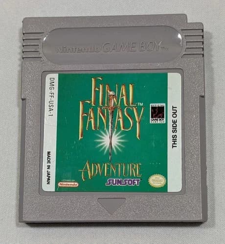 Final Fantasy Adventure (Game Boy, 1991) Cart Only ~ Works ~ Saves