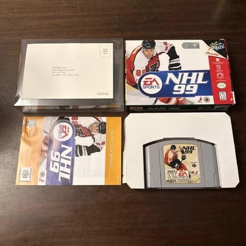 NHL 99 (Nintendo N64) Complete W Reg - Tested - Authentic