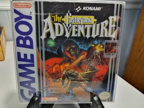 The Castlevania Adventure - Nintendo Game Boy - Complete CIB W/ Box Protector!