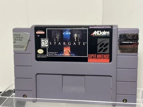 Stargate (Super Nintendo Entertainment System, SNES, 1995) Game Cartridge Only