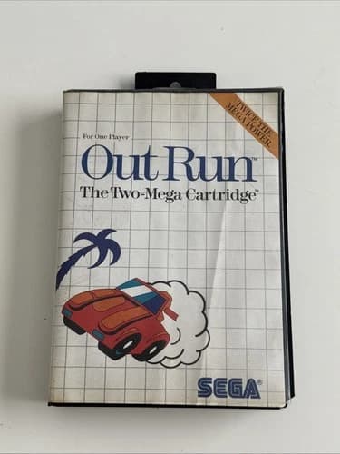 Out Run Sega Master System - Complete In Box CIB - Tested & Works