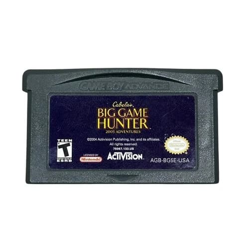 Cabela’s Big Game Hunter (Game Boy Advance, 2004) - Cartridge Only - Tested