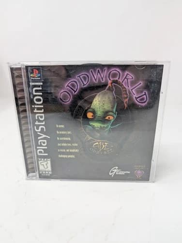 Oddworld: Abe's Oddysee (Sony PlayStation 1, 1997) PS1 Black Label W/ Reg Tested
