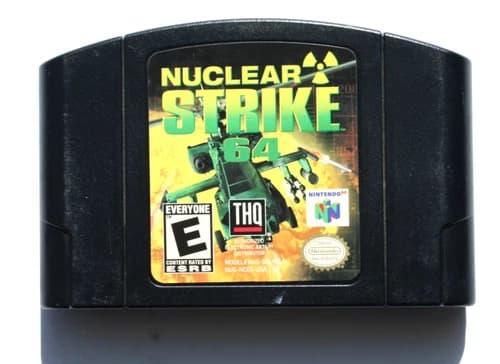 Nuclear Strike 64 (Nintendo 64, 1999) N64 TESTED