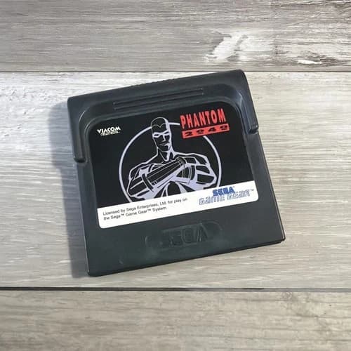 Phantom 2040 Sega Game Gear Cleaned & Tested Authentic Black Label Region Free