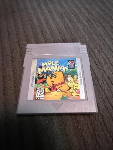 Mole Mania (Original Nintendo Game Boy) Authentic US Version
