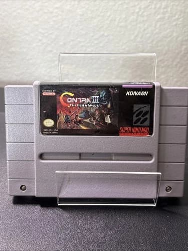 Contra III: The Alien Wars (Super Nintendo SNES, 1992) Cart Only Tested Working