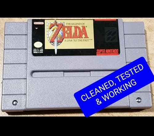 The Legend of Zelda: A Link to the Past Nintendo SNES Authentic Tested & Working