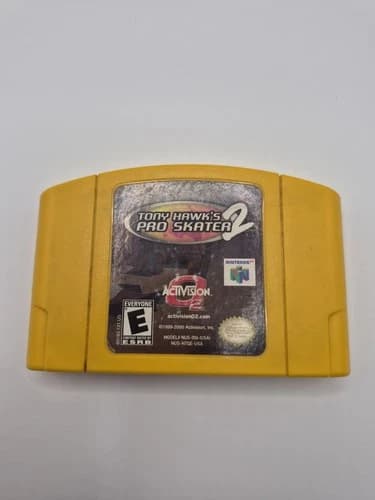 Tony Hawk's Pro Skater 2 (Nintendo 64 N64 2001) Authentic Tested Rare Retro Mint