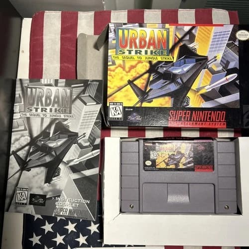 Urban Strike Super Nintendo Entertainment System SNES CIB Tested/working