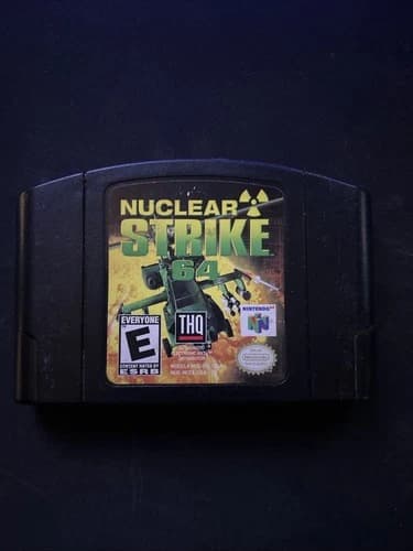 NUCLEAR STRIKE 64 NINTENDO 64 N64 AUTHENTIC Cart - Free Shipping!