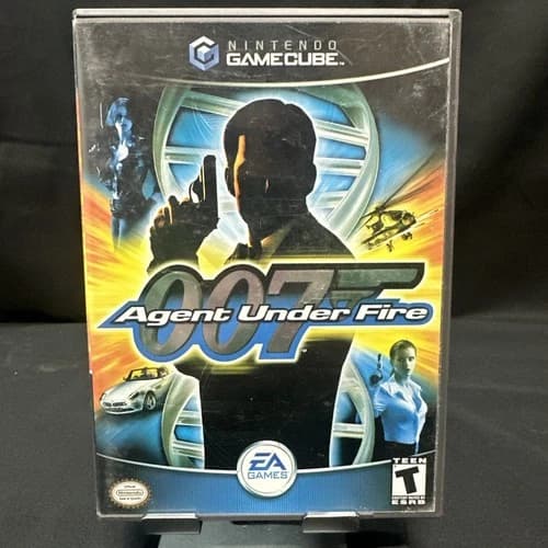 James Bond 007 Agent Under Fire GameCube Complete CIB Black Label Pristine Disc