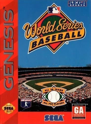 World Series Baseball For Sega Genesis Vintage Game Only