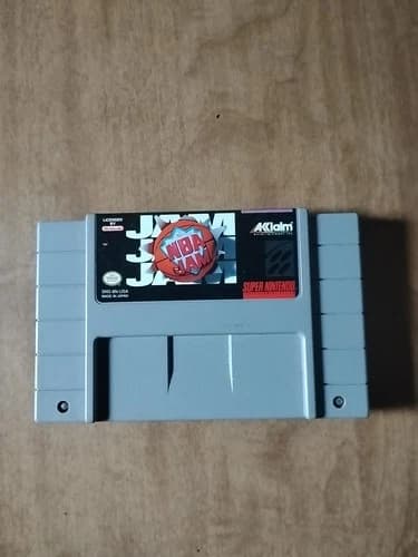NBA Jam Super Nintendo Game SNES Tested And Working