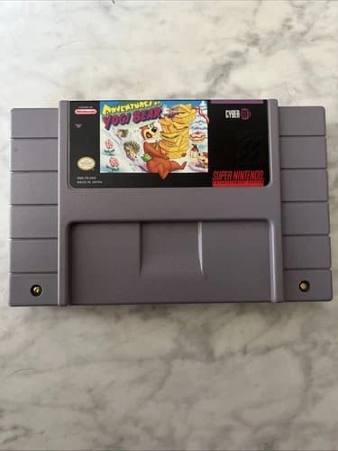 Adventures of Yogi Bear - Item Only - Very Good Cond - Tested & Working - SNES