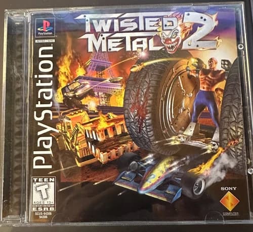 Twisted Metal 2: Black Label Sony PlayStation PS1 Complete Tested