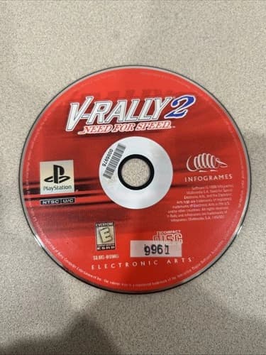 Need For Speed V-Rally 2 PS1 Playstation Video Game Tested