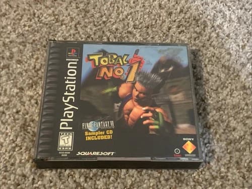 Tobal No. 1 Sony PlayStation 1, 1996 Includes Final Fantasy 7 Sampler Cd
