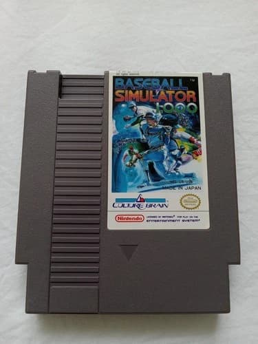 Baseball Simulator 1.000 NES Nintendo