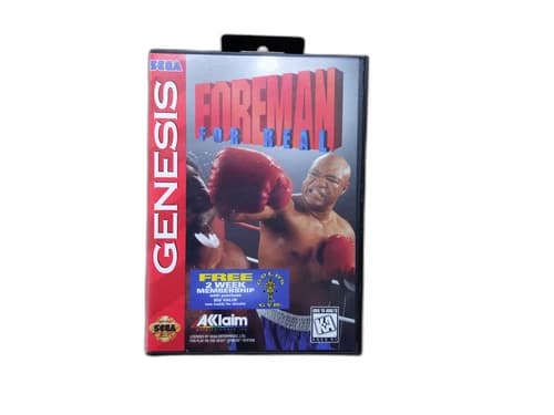 Foreman For Real Sega Genesis Complete in Box
