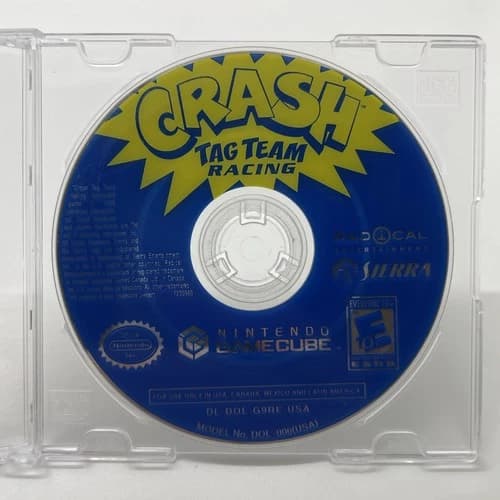Crash: Tag Team Racing (Nintendo GameCube, 2005) DISC ONLY