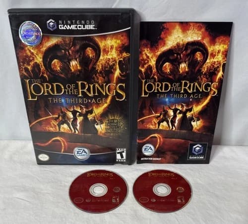 Lord of the Rings: The Third Age (Nintendo GameCube, 2004) Complete In Box CIB