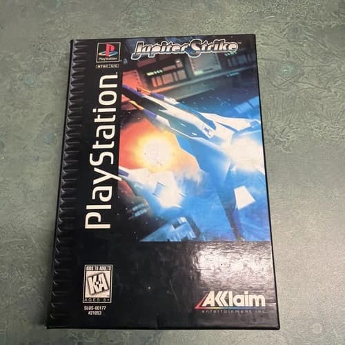 Jupiter Strike (Sony PlayStation 1, 1995) - PS1 - Complete - CIB - Longbox