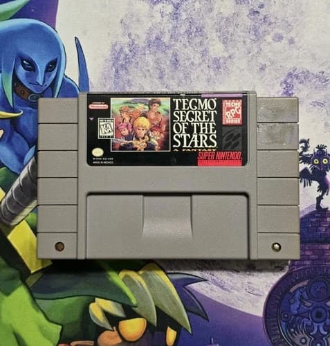 🔥Tecmo Secret of the Stars (Super Nintendo Entertainment System, 1995) WORKS