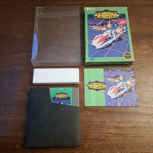 Seicross (Nintendo Entertainment System, 1988) Nes Game Complete CIB box manual