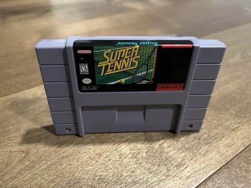 Super Tennis (Super Nintendo Entertainment System, 1991) SNES Tested & Working
