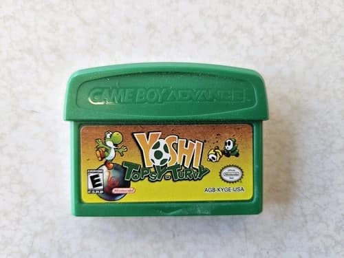 Yoshi Topsy Turvy Nintendo Game Boy Advance GBA Authentic