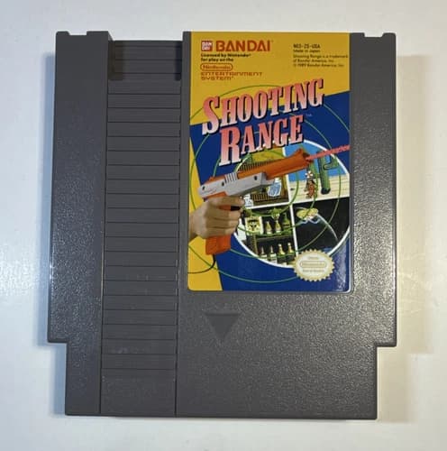 Bandai Shooting Range NES Nintendo Entertainment System NTSC-U/C 1989