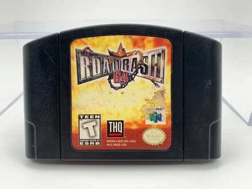 ROAD RASH 64 Nintendo 64 N64 ~Authentic, Cleaned & Tested~ N64A0018