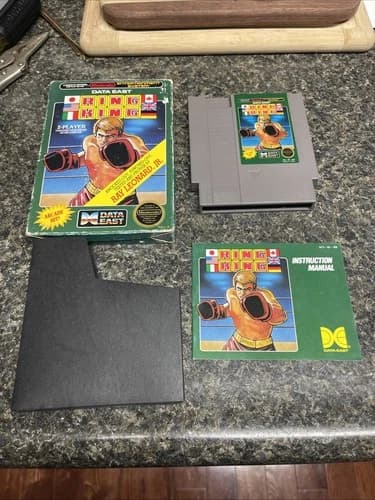 Ring King (Nintendo NES, 1987) CIB Complete in Box Manual RARE