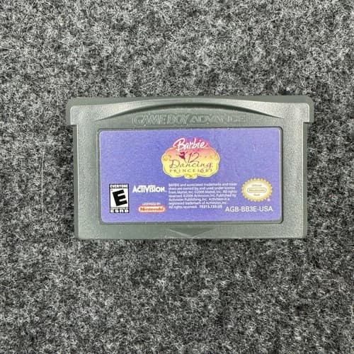 Barbie In The 12 Dancing Princesses Game Boy Advance GBA Cartridge Only