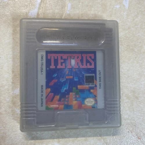 Tetris With Protector (Nintendo Game Boy, 1989) Tested And Working