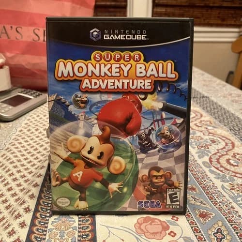Super Monkey Ball Adventure (Nintendo GameCube, 2006) - Complete - CIB - Tested