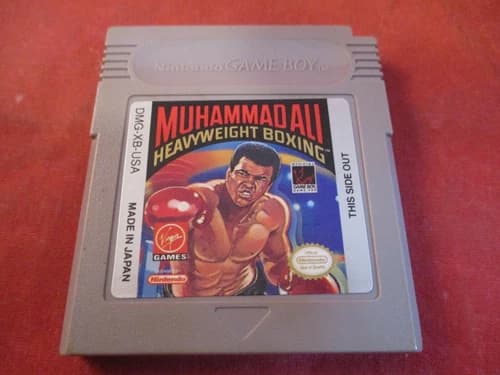 Muhammad Ali Heavyweight Boxing (Nintendo Game Boy) game WORKS!